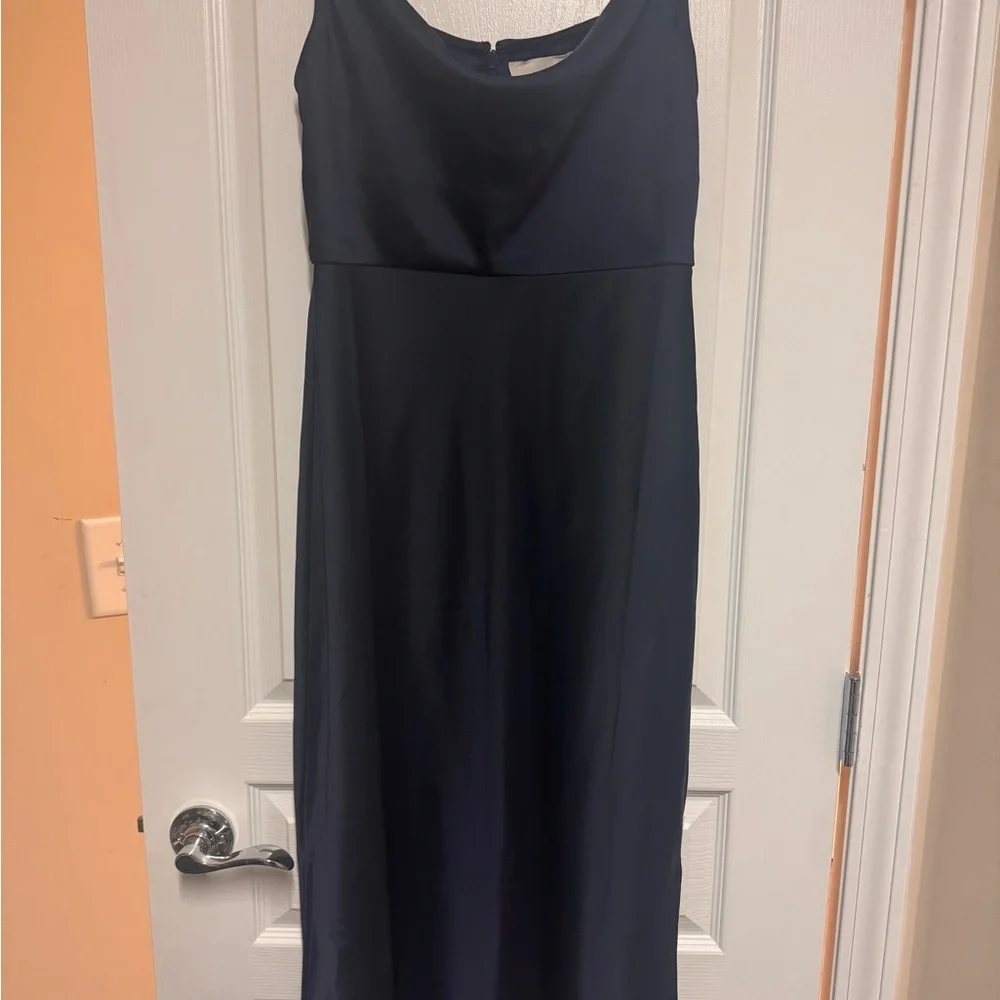 BHLDN Cali Midi Dress with Cowl Neck & Spaghetti Straps (NWT) - Picture 4 of 5